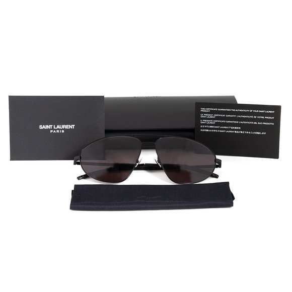 Saint Laurent Saint Laurent SL 211 002 60 Aviator Sunglasses display picture 2